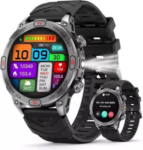 Smart Watch per OnePlus 12R Militare Tattico Sport Fitness Tracker - Foto 1 di 7