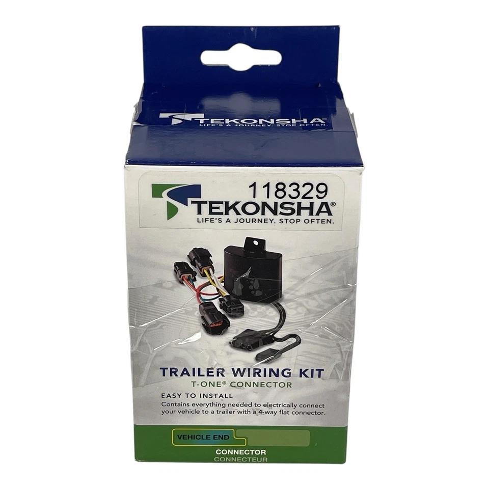 Trailer Wiring Harness Kit For 95-03 Dakota 95-02 Dodge Ram 1500 2500 3500 4000 Foto 1 de 4