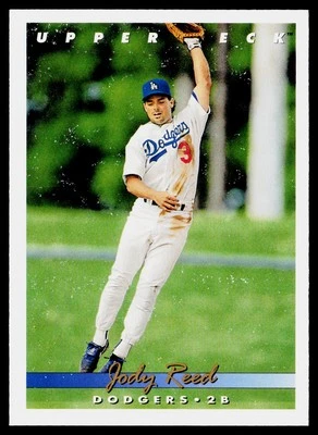 1993 Upper Deck #568 Jody Reed Los Angeles Dodgers - Image 1 of 2