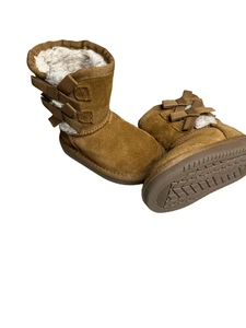 Koolaburra por UGG Niñas Niño Victoria Bota Corta Moda Marrón Castaño Talla 5 - Imagen 1 de 9