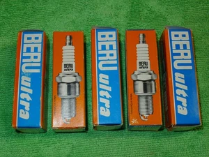 5x alte BERU Ultra Zündkerzen & nostalgische Originalverpackung OVP 14-8LUR; BMW - Bild 1 von 7