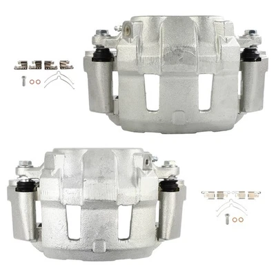 For 99-00 Ford F-250 F-350 Super Duty 4WD 2pcs Silver Front Brake Calipers Foto 1 de 4