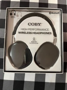 Coby High Performance Wireless Headphones with Built In Microphone - Picture 1 of 3