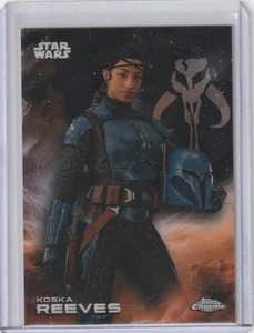 2025 TOPPS CHROME STAR WARS SAPPHIRE KOSKA REEVES BLACK SAPPHIRE 4/10 - Picture 1 of 1