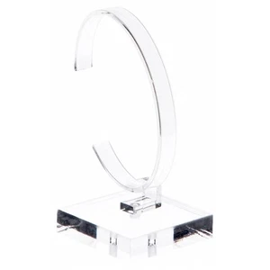 Plymor Clear Acrylic Watch Display Stand, 2" x 2" Square x 4" H - Picture 1 of 2