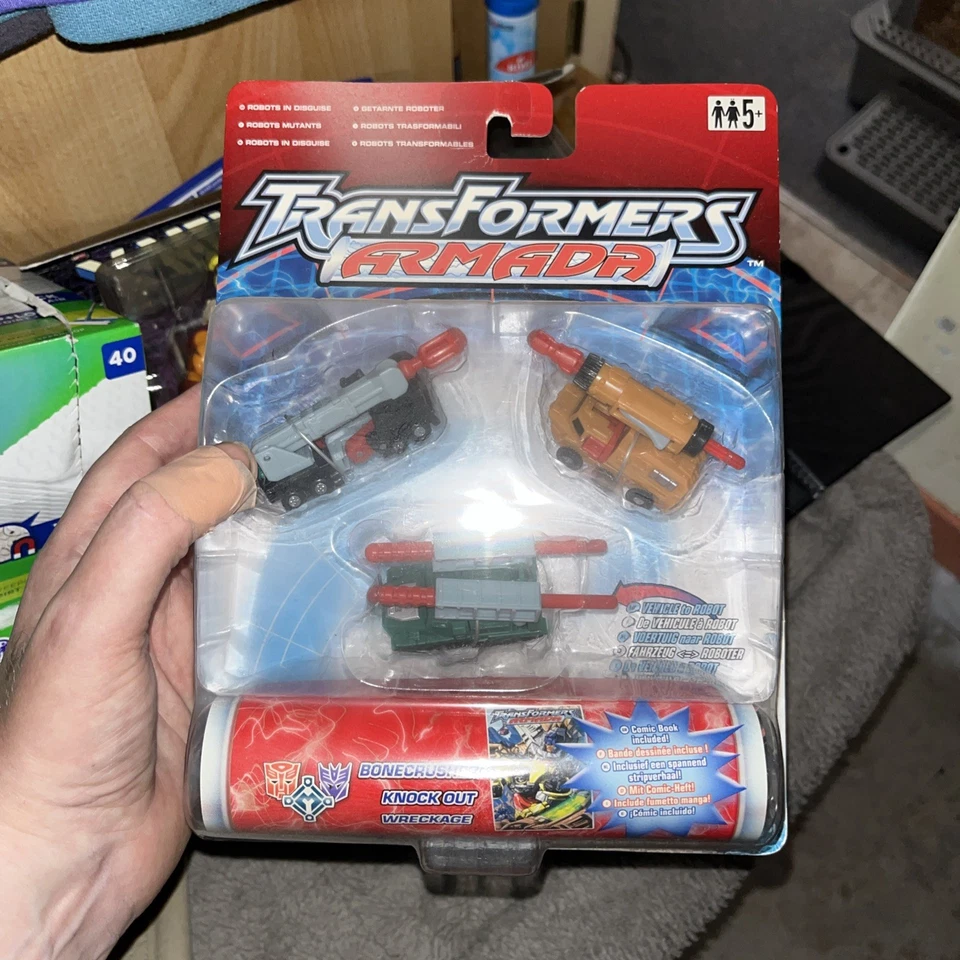 Transformers: Armada - Bonecrusher, Knock Out & Wreckage action figures **New** - Image 1 of 1