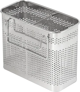 HOME&I Silverware Drying Basket, Kitchen Sink Utensil Medium-2 Compartments - Picture 1 of 7
