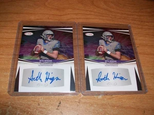 2025 Sage High Series Silver Gold Football Seth Henigan Auto Cards 2/100 Cougars - Picture 1 of 4