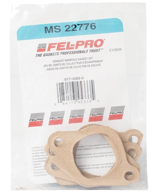 Juego de juntas de colector de escape FelPro para Volvo 240 1990-1993 número de modelo MS22776 Foto 1 de 4