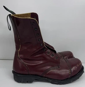 Stivali da combattimento Getta Grip Dr Martens Grunge Punk Goth TG 10 LEGGI - Foto 1 di 24