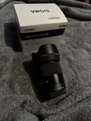 Sigma 348965 23mm F1.4 DC DN Contemporary Lens for Sony E - Black - Image 1 of 4