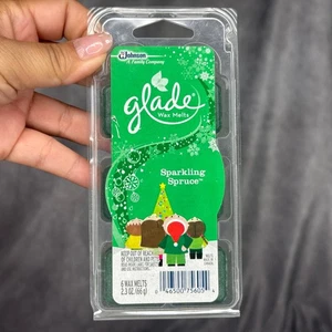 Glade Wax Melts Sparkling Spruce Holiday Christmas Winter Scent 6 pack & 4 pack - Picture 1 of 6