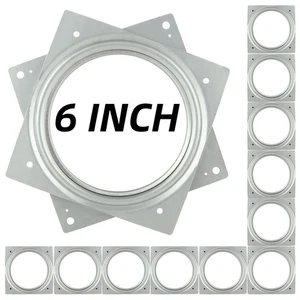 RHBLME 10er Pack Lazy Susan Hardware 6 Zoll, Silber Lazy Susan Lager 440 Pfund C... - Bild 1 von 7