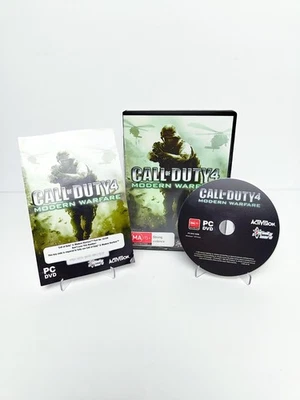 Call Of Duty 4 Modern Warfare PC DVD ROM Complete with Manual - image 1 of 4