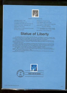 #3466 34c Liberty Coil USPS #0104 Souvenirseite - Bild 1 von 1