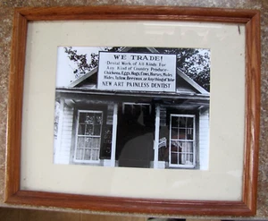 Photo Dentist Office Work Ca. 1930 Makes Ends Meet During Depression Georgia - Picture 1 of 5