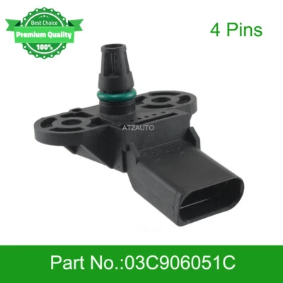 Sensor de presión colector para Audi A4 Quattro allroad A6 A8 Q7 R8 36906051C Foto 1 de 4