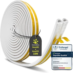 Fensterdichtung selbstklebend Türdichtung 3–6 mm winddicht schalldicht EPDM - Bild 1 von 8