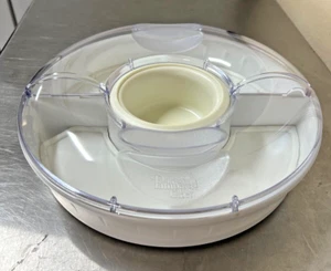 The Pampered Chef CHILLZANNE Sectional Round Server 2791 - Picture 1 of 6