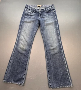 Pantalones de mezclilla Paige para mujer 28 azul Benedict Canyon bootcut tiro clásico premium - Imagen 1 de 13