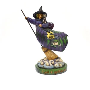 Jim Shore 2004 Heartwood Creek Halloween "I Put A Spell On You" #118102 - Picture 1 of 7
