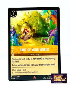 Disney Lorcana TCG Part of Your World #30/204 Non Foil Rare N/M - Picture 1 of 1