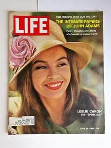 Life Magazine June 30, 1961 - Leslie Caron - The Intimate Papers of John Adams - Imagen 1 de 2