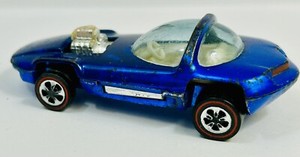 Hot Wheels Redline SILHOUETTE Blue  1968 ORIGINAL From My Collection!!!!