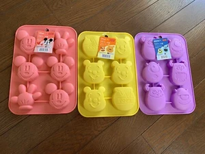 Disney Silicone Cake Mold 3set,Mickey Mouse, Winnie the Pooh, Monsters Inc. New - Picture 1 of 12