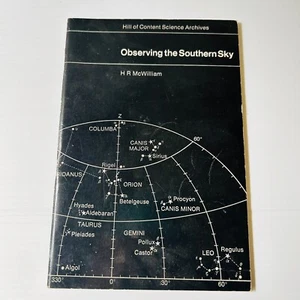 Observing the Southern Sky by H.R. McWilliam 1968 Paperback Astronomy Vintage - Picture 1 of 12