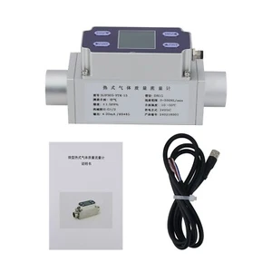0-500L/min Air Flow Meter Thermal Gas Flow Meter with RS485 G1/2 Internal Thread - Picture 1 of 6