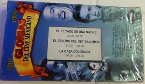 VHS TAPES GLORIAS DEL CINE MEXICANO 1901 - 1954 3 peliculas - Picture 1 of 3