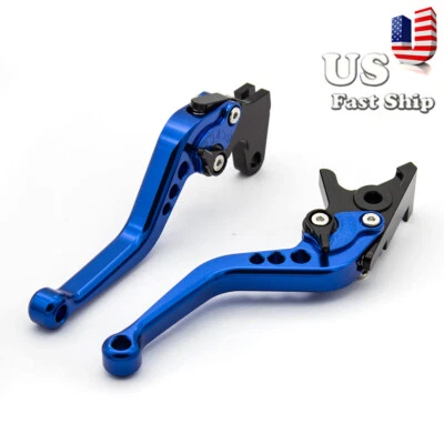 USA Stock For Suzuki SV650 GSXR-750 600/750 KATANA Short Brake Clutch Lever Blue - Image 1 of 4