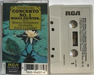 Tchaikovsky : Concerto No. 1 Misha Dichter Boston Symph (Cassette Tape RCA) *VG* - Picture 1 of 2