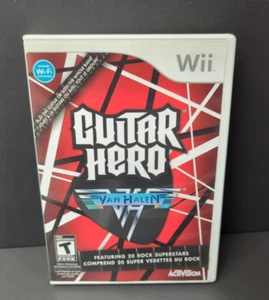 Guitar Hero Van Halen Nintendo Wii 2009 Game Complete W/ Manual CIB Mint Disc - Picture 1 of 4