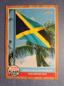 2011 Topps Heritage Jamaica Gains Independence Ends British Rule #NF-9 - Picture 1 of 2