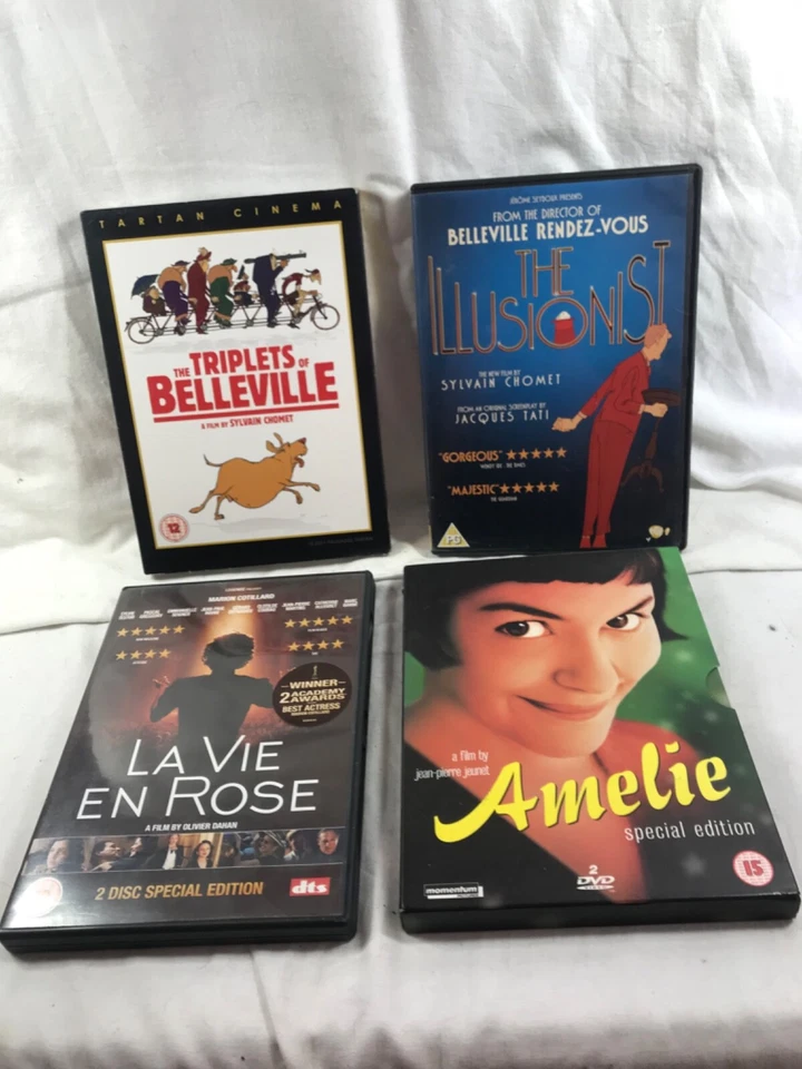 French Movie DVD collection. 4 Movie set. - Image 1 of 1