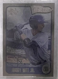 2020 Onyx Authenticated Bobby Witt Jr Gold Border /50 - Picture 1 of 2