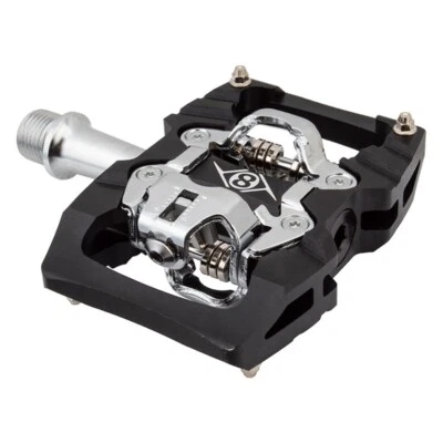 PEDALS OR8 EVERLAND ADVENTURE DBL CLPLS 9/16 BK/SL - Image 1 of 4