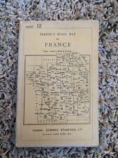 Vintage Taride's Road Map of France Sheet 12  Edward Stanford