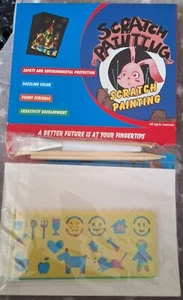Scratch Painting Art Kit Creative Kids Paint Dazzling Color Funny Scribble NEW - Picture 1 of 3