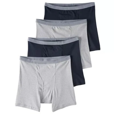 Nuevos calzoncillos boxer para hombre 3XB Big Man Fruit of the Loom premium de algodón Eversoft 4 Foto 1 de 4