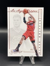 BLAKE GRIFFIN 5/10 MINT NETS RUBY RED #22 CLIPPERS 2013-14 PANINI SIGNATURES GEM