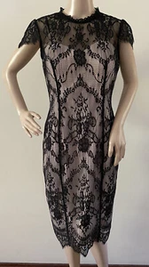 NWT Romance By Honey & Beau Clara Lace Dress Size 10 RRP$180 Cap Sleeve - Picture 1 of 7