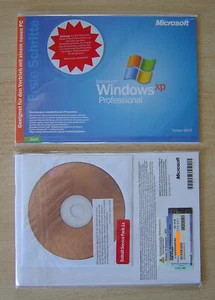 Windows XP Professional mit integriertem SP1a ☆ Hologramm CD + Key + Handbuch - Bild 1 von 6