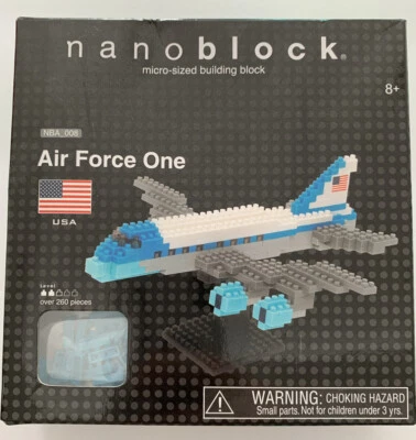 NEW Air Force 1 One Building Nanoblock Miniature Building Blocks New NBA 008 - Image 1 of 4
