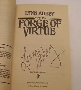 Ultima Saga #1 Forge of Virtue Signed by Lynn Abbey - Picture 1 of 1