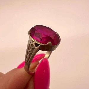 Schöner Ring Sterlingsilber 875 Damen Vintage Schmuck Gr. 9 " - Bild 1 von 8