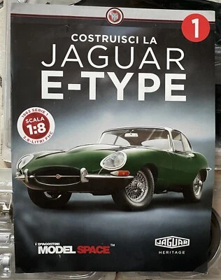 Volume 1 De Agostini  costruisci la Jaguar e type 1963 - scala 1:8 - nuovo - Immagine 1 di 2