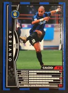2004-05 Panini SEGA WCCF Calcio Extra Adriano Rare Inter Milan card Brazil - Foto 1 di 1